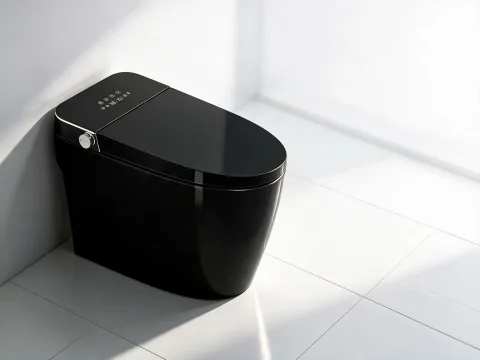 Умный унитаз Meishida 700 с биде и пенообразователем, Черный 700SHP